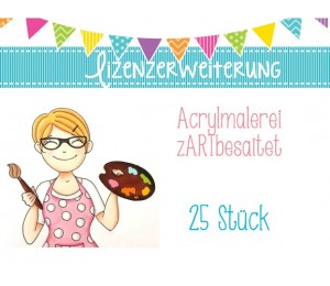 Lizenzerweiterung - zARTbesaitet - 25 Stück